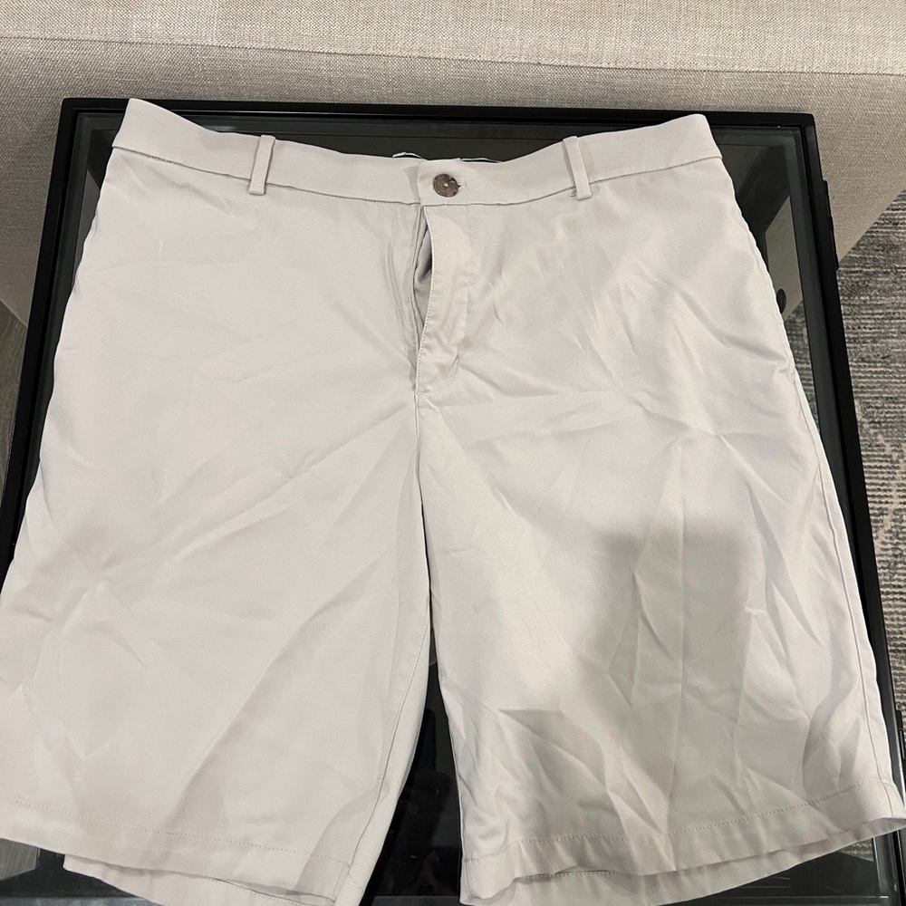 Nike Gray Flat Front Tailored Shorts for Versatile Style